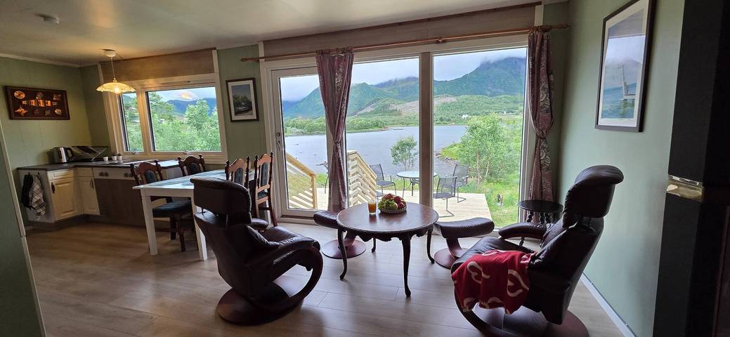 Ferienhaus für 6 Personen, mit Ausblick in Nord-Norwegen