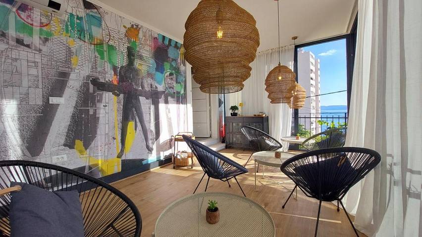 Maison d’hôte pour 2 personnes, avec terrasse et vue, animaux acceptés à Rijeka