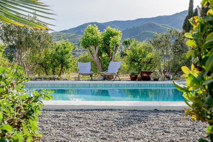 Chambre d’hôte pour 2 personnes, avec Terrasse et Jardin ainsi que Piscine et Vue dans El Chorro