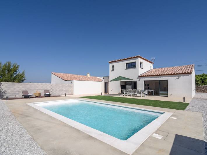 Ferienhaus für 8 Personen, mit Garten und Pool in Beaufort