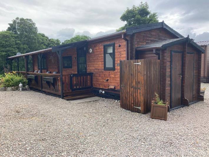 Vakantiewoning voor 6 personen, with Balkon and Terras as well as Uitzicht op het meer and Uitzicht in Aviemore