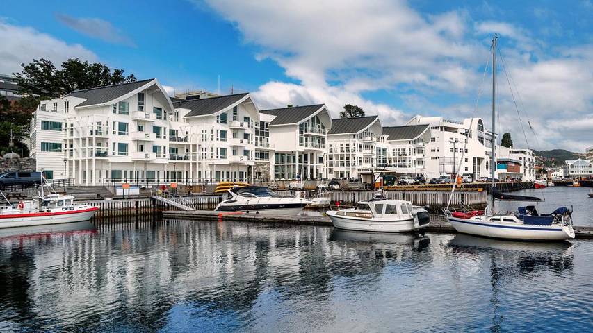 Hotel für 2 Personen, mit Balkon und Terrasse sowie Ausblick in Molde