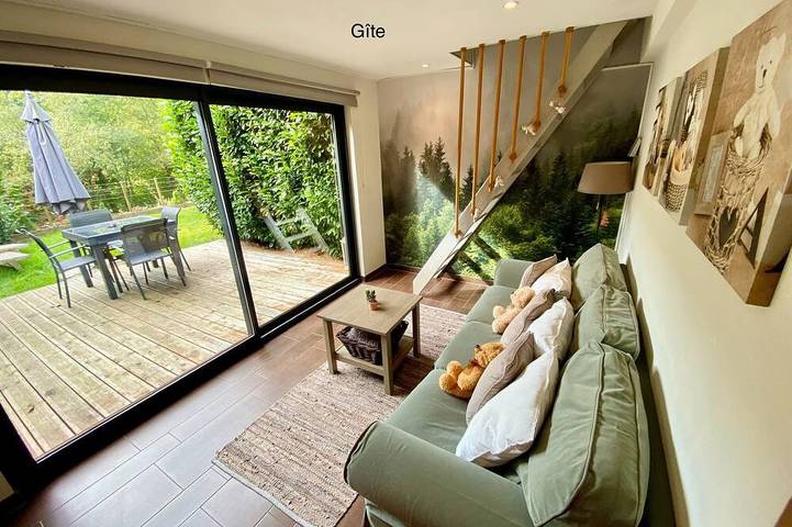 Gîte pour 4 personnes, avec jardin ainsi que sauna et jacuzzi à Orbey