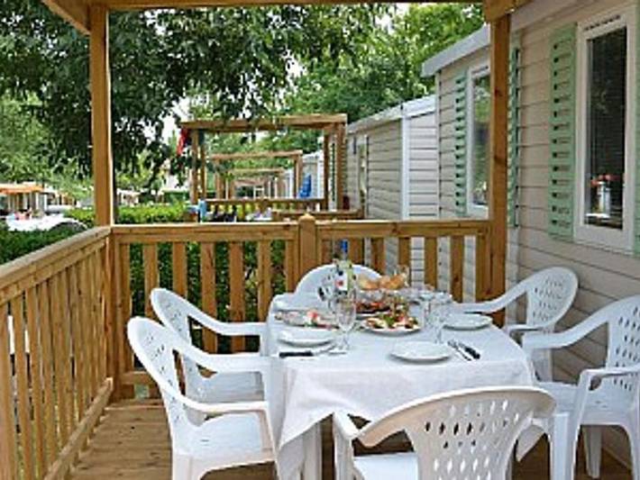 Camping Bella Italia - Mobilheim 7 personen - Happy Premium in Peschiera del Garda, Gardasee-Berge