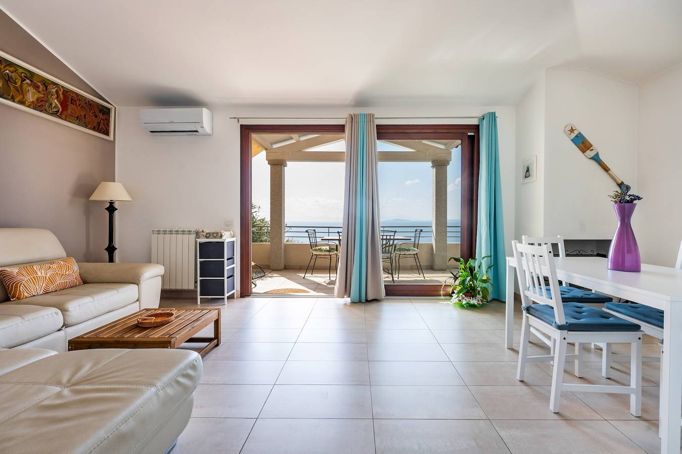Villa mit privatem Pool und Meerblick in Terra Mala, Cagliari Provinz