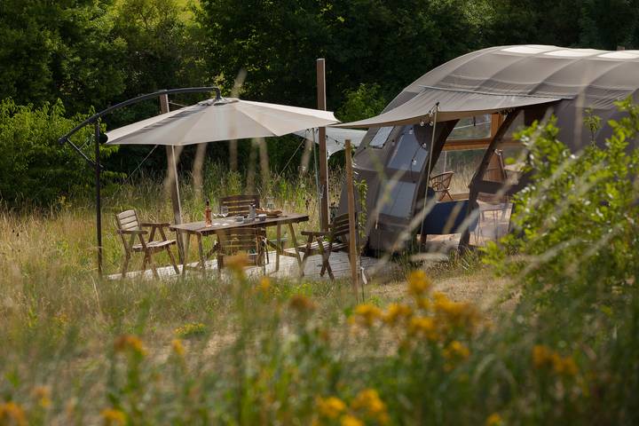 Glampings pour 4 personnes, avec piscine près du Canal du Midi - 2