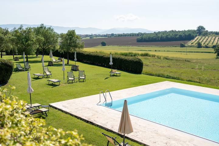 Hel lejlighed, Ferielejlighed for 4 personer med have in Cortona, Arezzo Provinsen