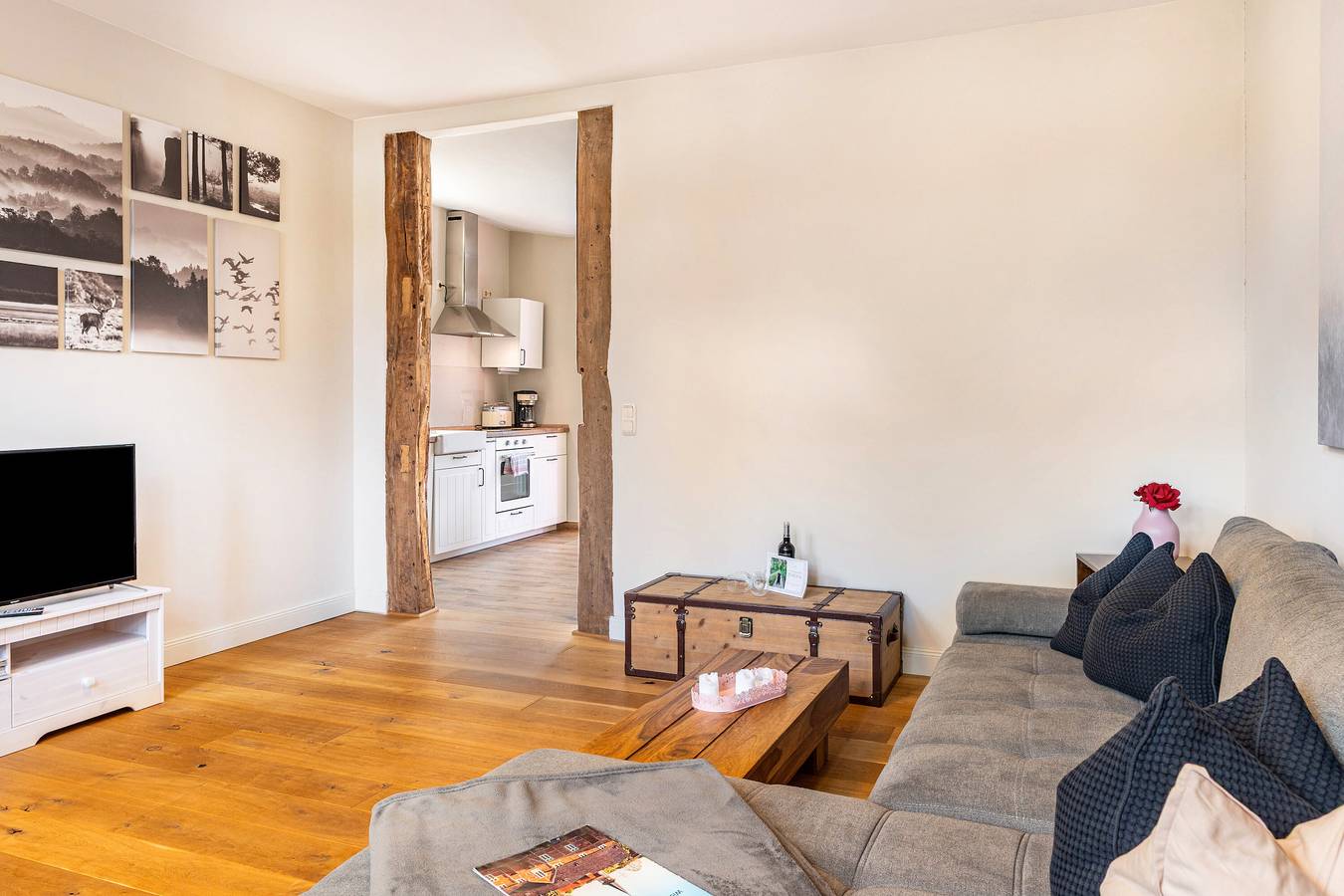 Ganze Wohnung, Apartment '2 Perleberg' mit privater Terrasse, Gemeinschaftsgarten und Wlan in Groß Pankow (Prignitz), Prignitz
