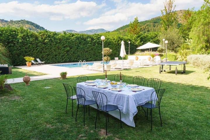 Location de vacances pour 10 personnes, avec vue ainsi que piscine et jardin à Francavilla di Sicilia - 3