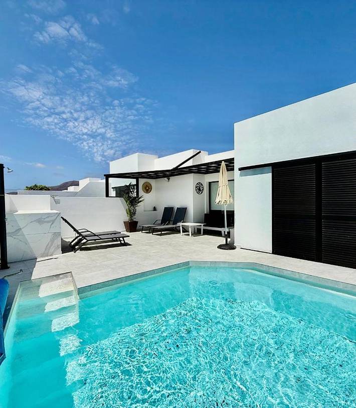 Chalet para 8 personas, con Terraza además de Jardín y Piscina en Lanzarote - 4