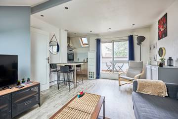 Gîte pour 4 personnes, avec balcon et jardin à Courseulles-sur-Mer