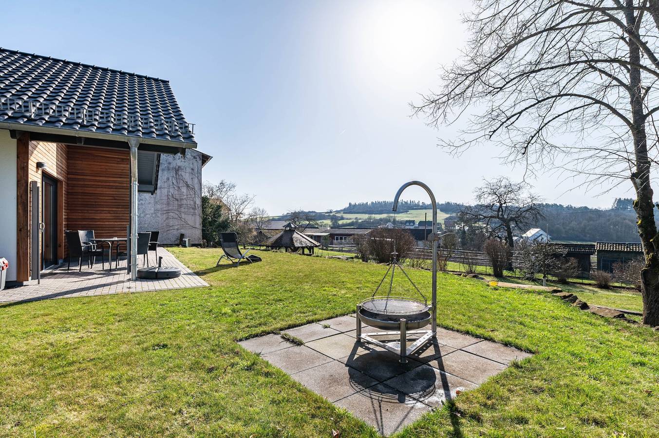 Ganze Wohnung, Apartment „Staufenberg Chalets“ mit Wlan in Berschweiler bei Kirn, Nahetal