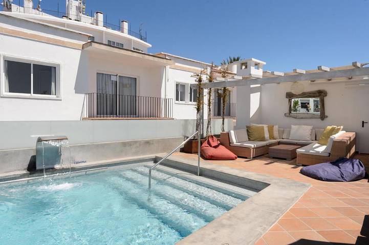 Ferienhaus, mit Balkon und Terrasse sowie Pool in Ibiza Stadt - 3