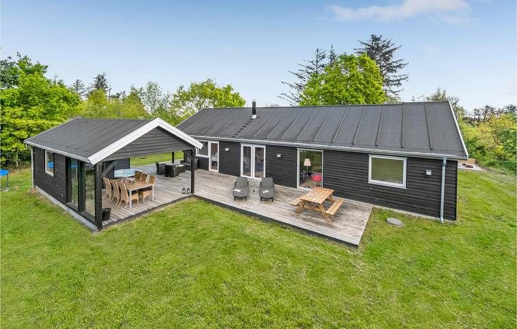 Ferienhaus für 6 Personen, mit Garten und Terrasse sowie Sauna in Skjern
