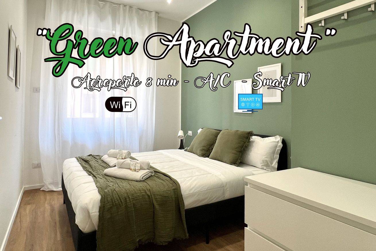 Appartamento intero, [Green Apartment] Aeroporto 8min • A/C • Smarttv in Genova (Città), Genoa