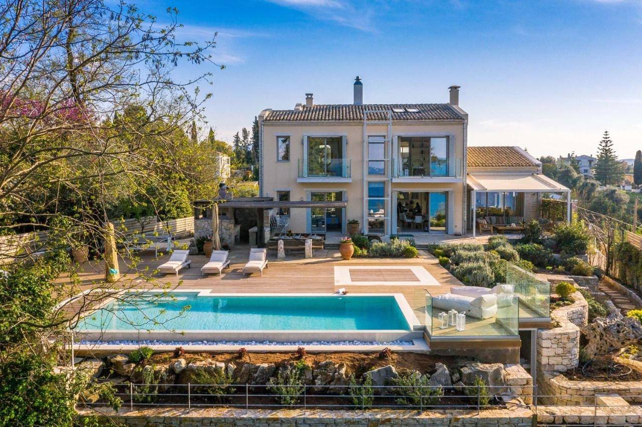 Melithea Seaview Villa with Private Pool in Alepou, Corfu (city)