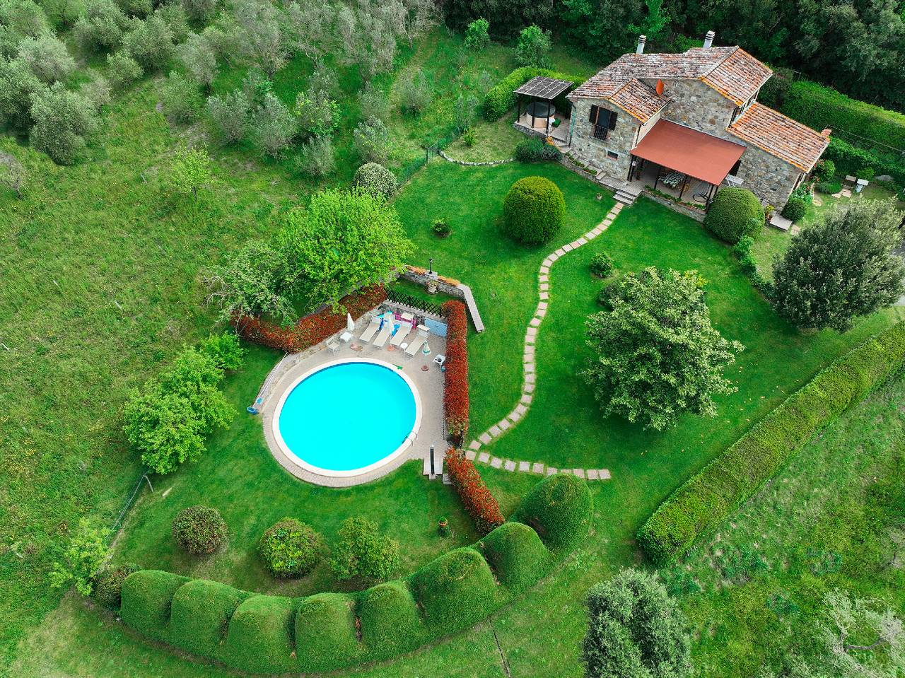 Tuscan Villa' estate with private pool in Pomarance, Riserva Naturale di Monterufoli
