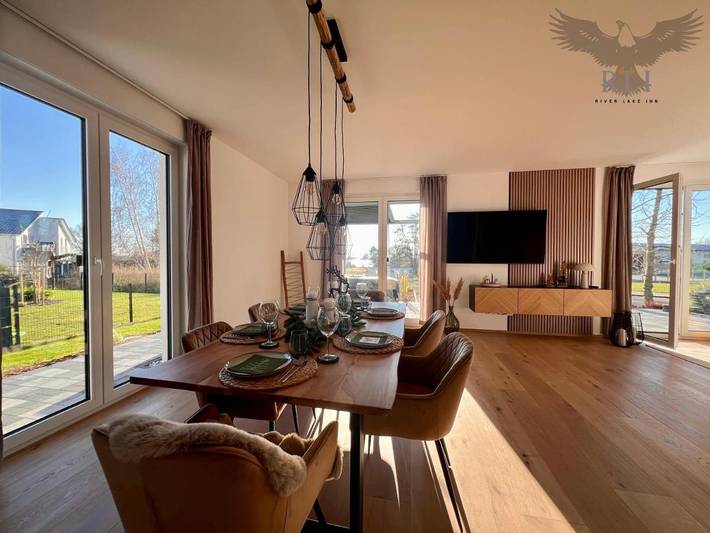 Ferienhaus für 6 Personen, mit Garten und Ausblick sowie Seeblick, mit Haustier in Muldestausee - 2