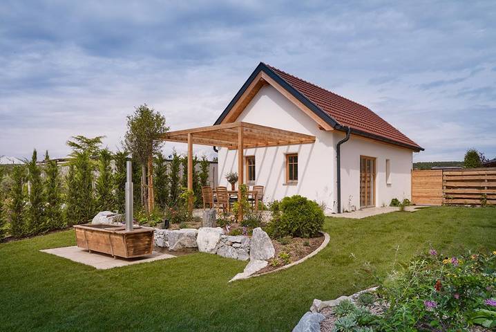 Hütte für 4 Personen, mit Pool und Terrasse sowie Sauna und Garten in Niederösterreich - 4