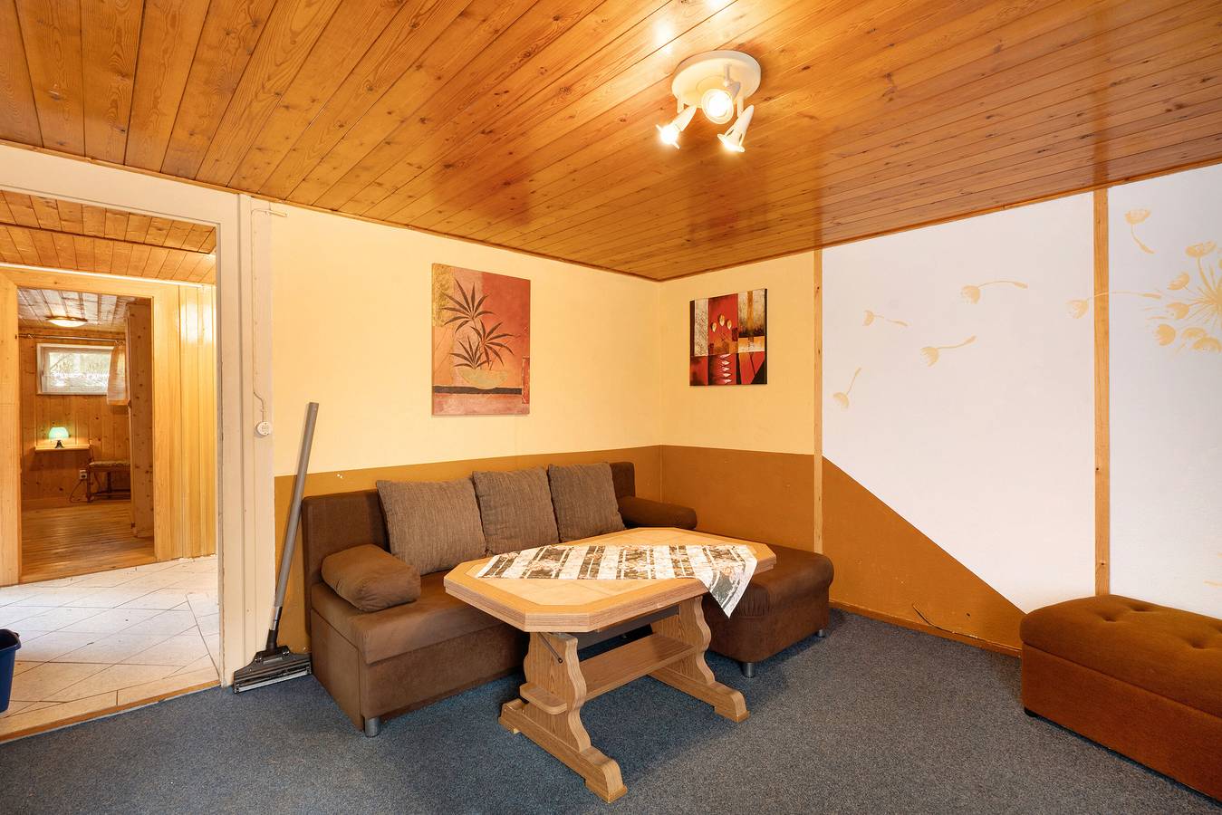 Bungalow '10 - Finnhütte' mit privater Terrasse und Gemeinschaftsgarten in Niesky, Oberlausitz Niederschlesien