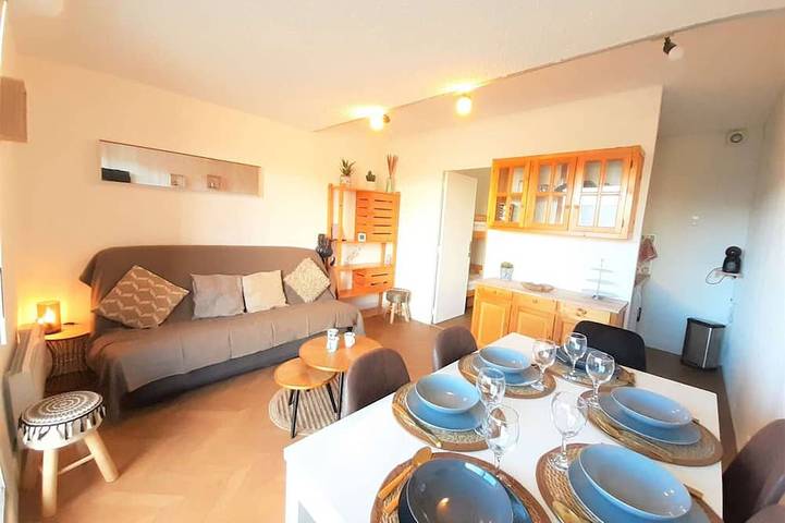 Appartement entier, Studio Cabine 6 Pers, Balcon, Proche Pistes - Saint-Lary-Soulan in Saint-Lary-Soulan, Parc national des Pyrénées