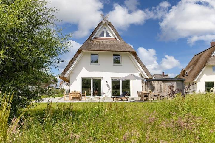 Cottage für 8 Personen, mit Garten und Terrasse sowie Sauna am Salzhaff