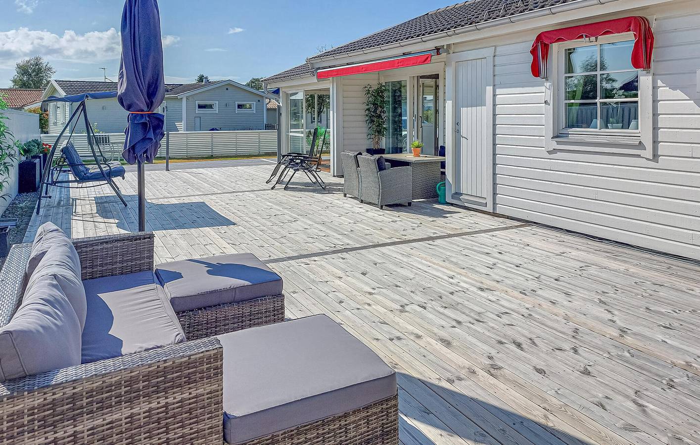 Ferienhaus für 6 Personen mit Terrasse in Falkenbergs und Umgebung