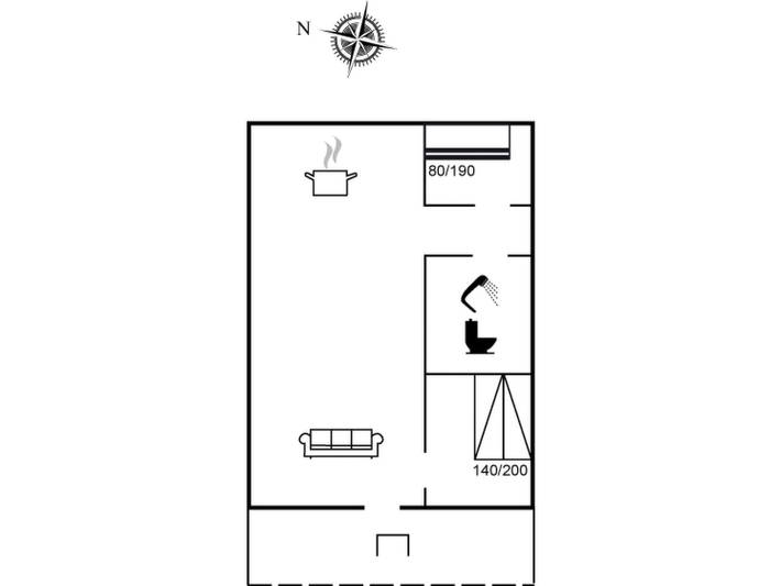 Ferienhaus für 4 Personen, mit Terrasse in Gedesby - 2
