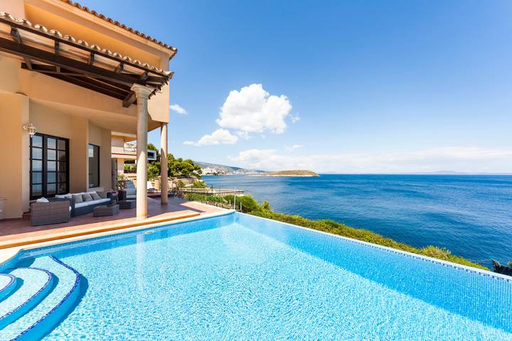 Ferienhaus für 10 Personen, mit Balkon und Whirlpool sowie Garten auf Mallorca Westen