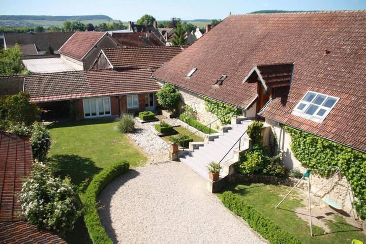 Location de vacances pour 6 personnes, avec jardin et vue à Pierry