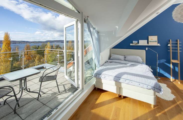 Ferienwohnung für 2 Personen, mit Balkon und Garten sowie Seeblick und Ausblick in Überlingen - 2