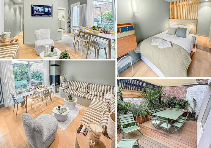 Villa pour 12 personnes, avec terrasse au Touquet-Paris-Plage