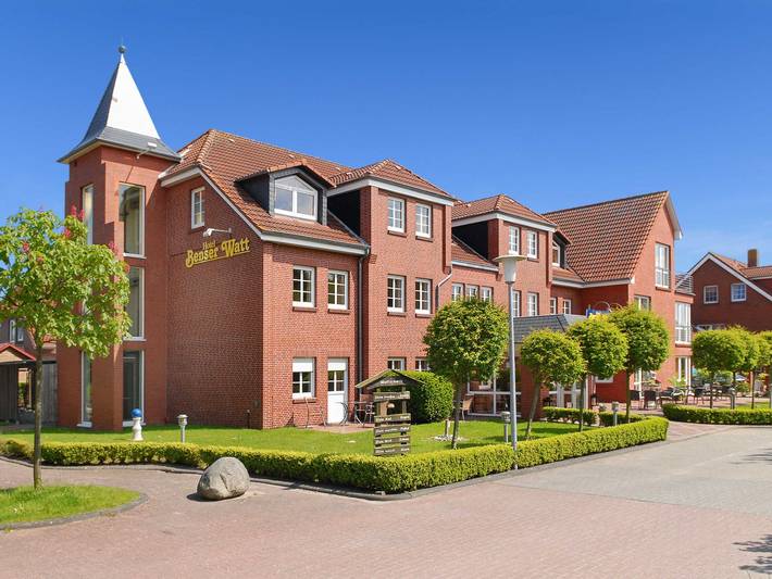 Hotel für 2 Personen, mit Balkon und Terrasse sowie Garten und Kinderpool in Bensersiel