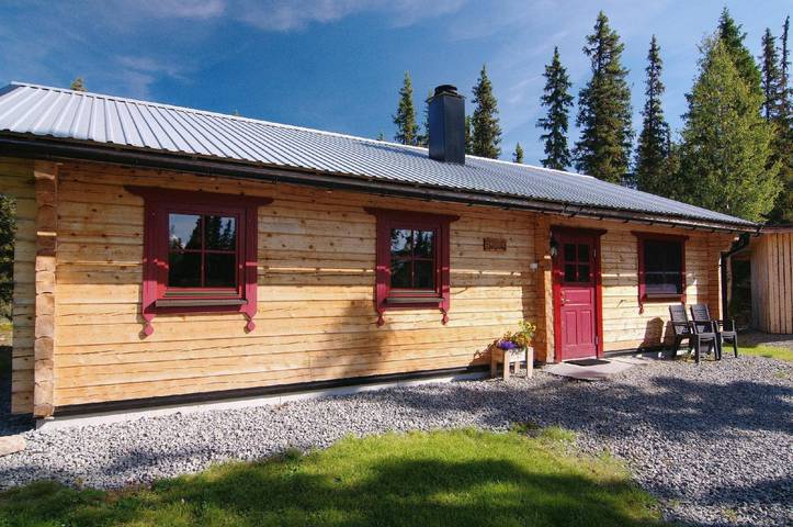 Chalet für 6 Personen, mit Garten und Terrasse sowie Sauna, mit Haustier in Nordschweden