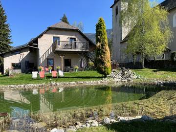 Gîte pour 6 personnes, avec jardin ainsi que piscine et terrasse, animaux acceptés à Trévignin
