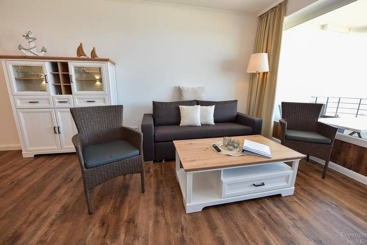 Ferienwohnung für 2 Personen, mit Balkon und Seeblick in Cuxland - 3