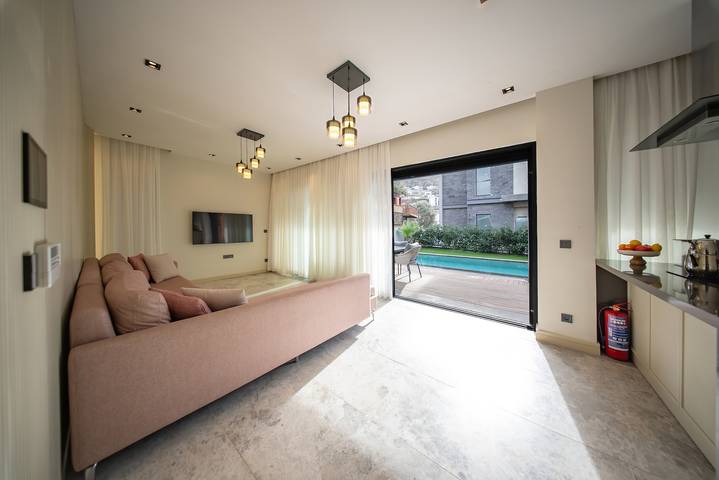 Villa pour 8 personnes, avec jardin et vue, animaux acceptés à Bodrum - 4