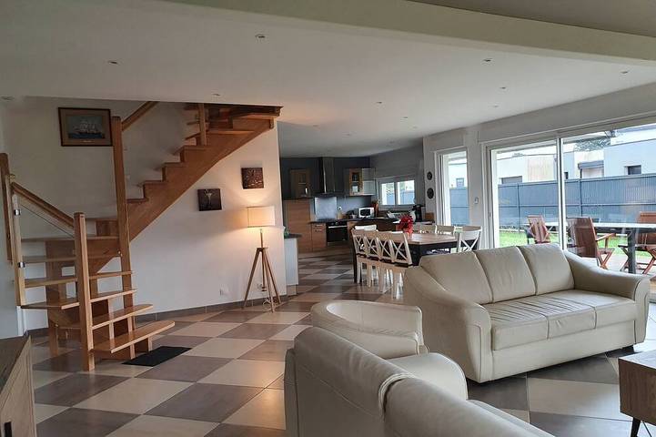 Maison de vacances pour 12 personnes, avec jardin et terrasse à Locquirec