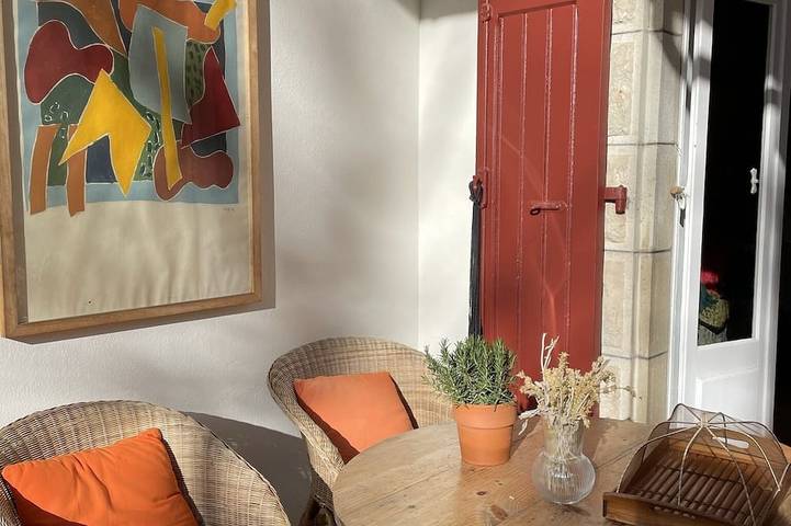 Gîte pour 2 personnes, avec terrasse dans Aguilera