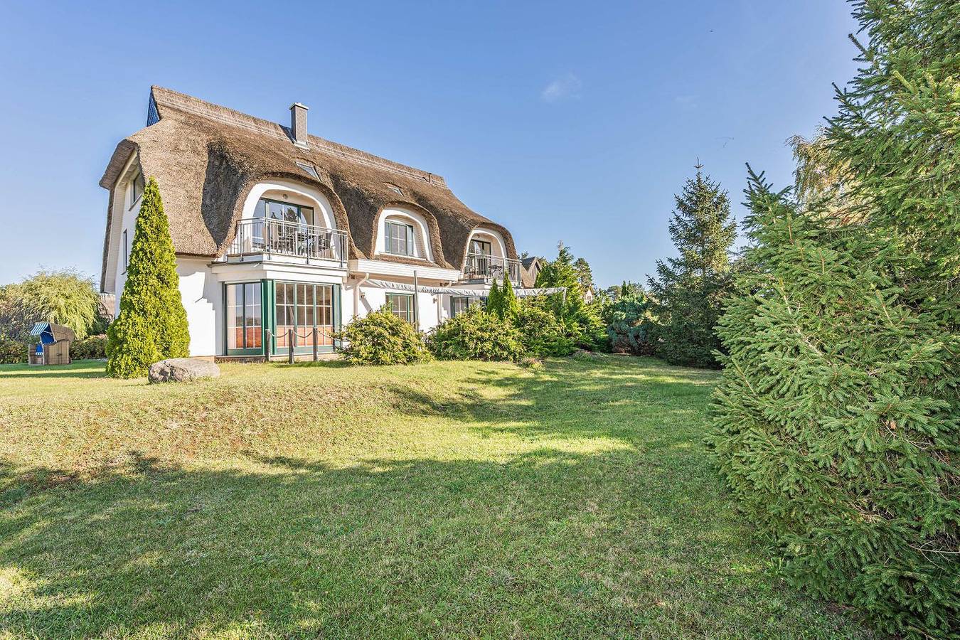 Ganze Wohnung, Charmante Ferienwohnung für zwei mit Sauna & Ruheraum in Loddin, Bernsteinbäder