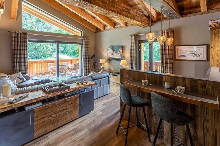 Appartement de vacances pour 6 personnes, avec jardin et jacuzzi, animaux acceptés à Chamonix-Mont-Blanc