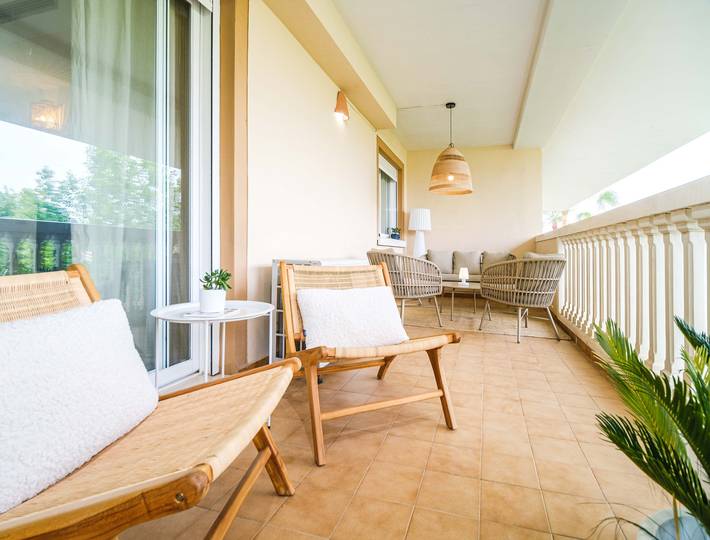 Vakantieappartement voor 4 personen, met tuin en balkon in Jávea
