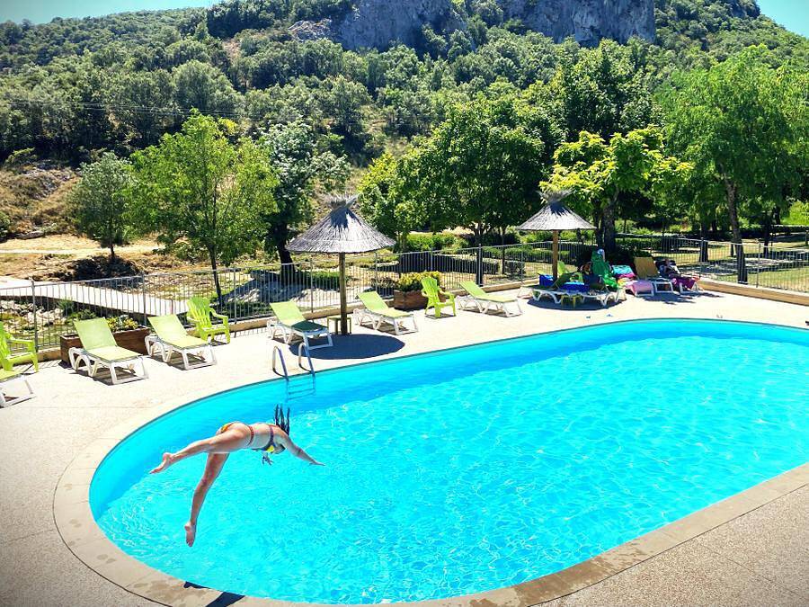 Camping de la Claysse - Mobilhome 5 personnes - Farniente - Tv - Wifi in Saint-Sauveur-de-Cruzières, Ardèche