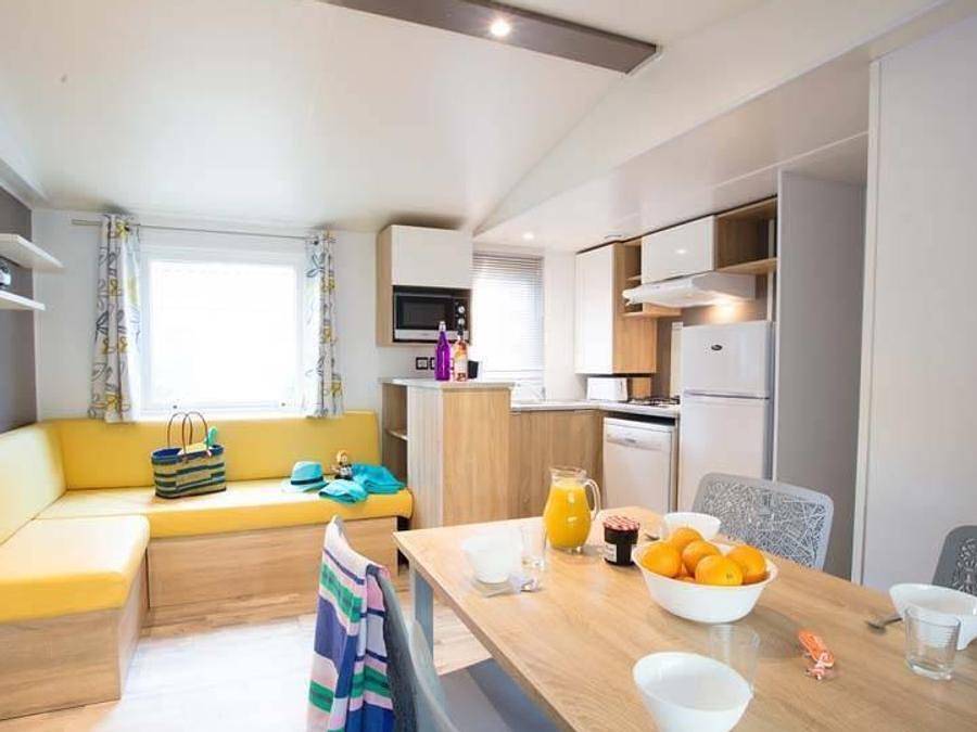 Camping Le Vieux Port - Mobilheim 8 personen - Resasol - 4 Schlafzimmer in Messanges, Côte d’Argent