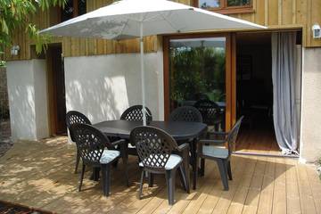 Gîte pour 6 personnes, avec terrasse et jardin, animaux acceptés à Le Porge