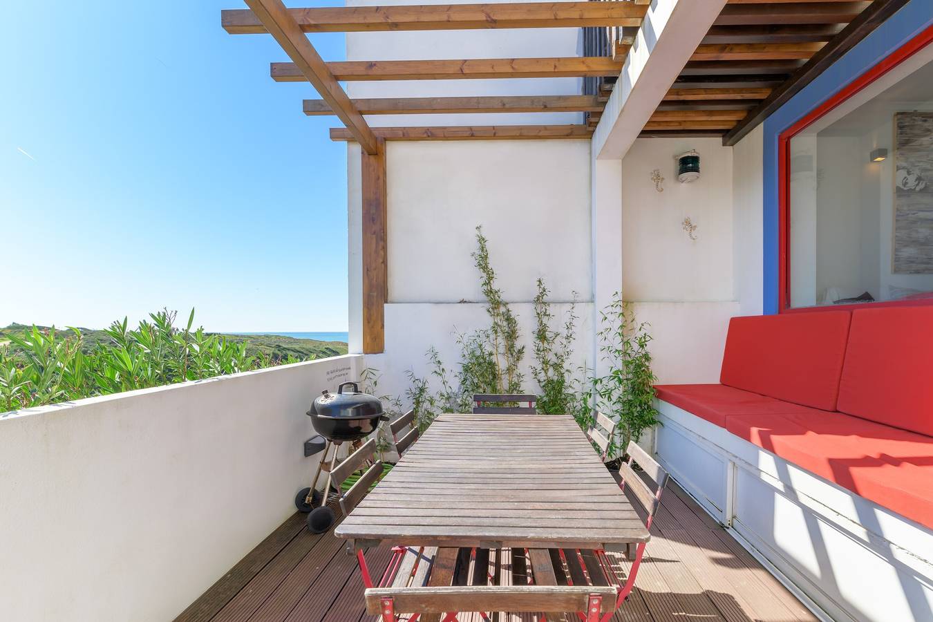 Holiday Home 'Stylish Alentejo Beach Houseporto' with Sea View, Private Terrace and Wi-Fi in Porto Covo, Costa Alentejana