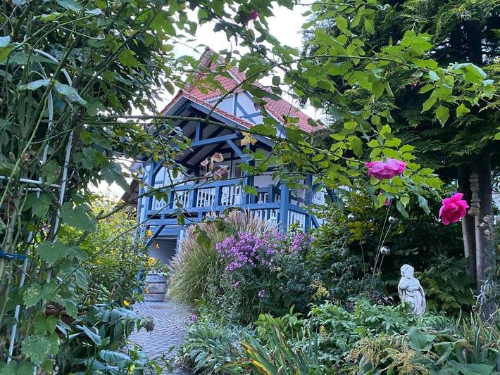 Ferienwohnung für 2 Personen, mit Balkon und Terrasse sowie Garten und Ausblick in Bad Sooden-Allendorf