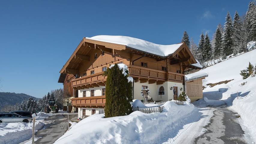 Chalet voor 12 personen, met balkon en tuin in Wagrain