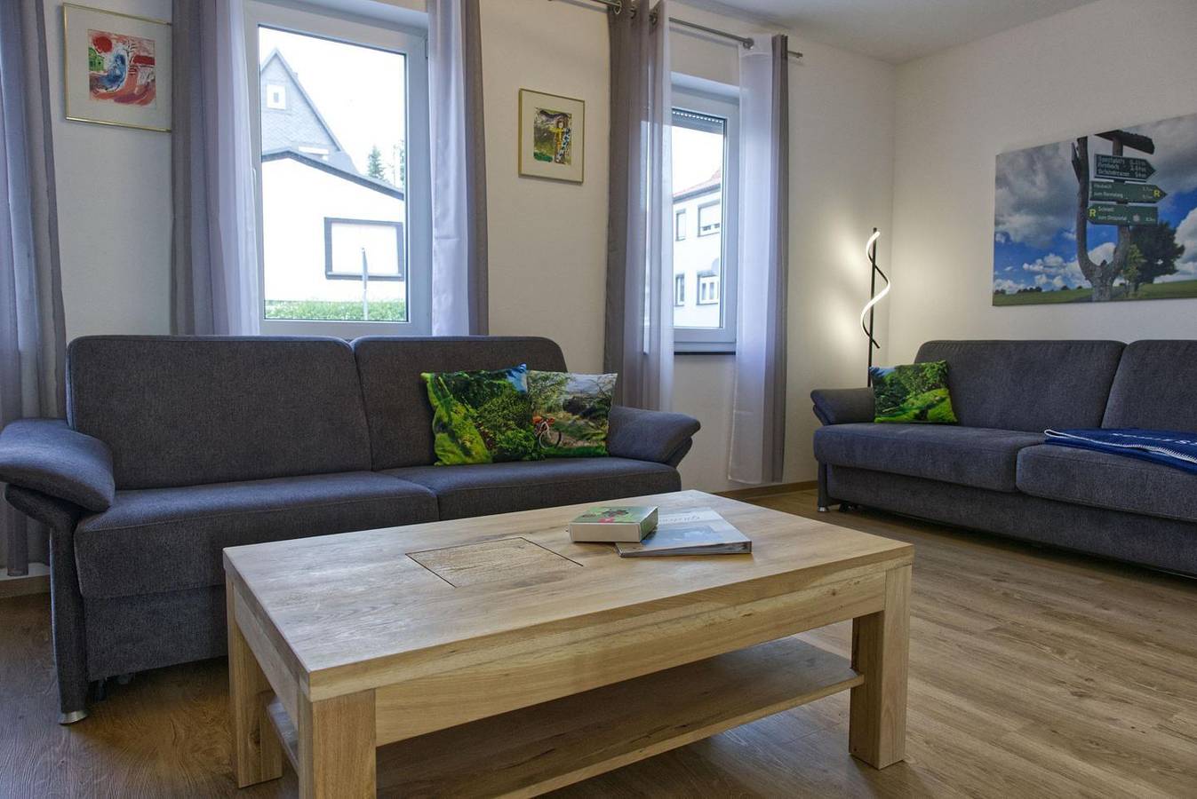 Ferienhaus Bibertalblick bei Masserberg – Komfort im Thüringer Wald in Schnett, Masserberg