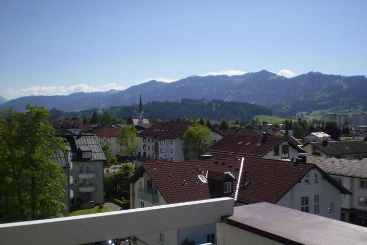 Ferienwohnung für 3 Personen, mit Ausblick und Terrasse in Sonthofen